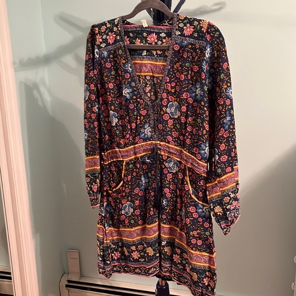 Spell Designs. Spell and the Gypsy Collective Folk Town Playdress in navy. - Picture 9 of 10